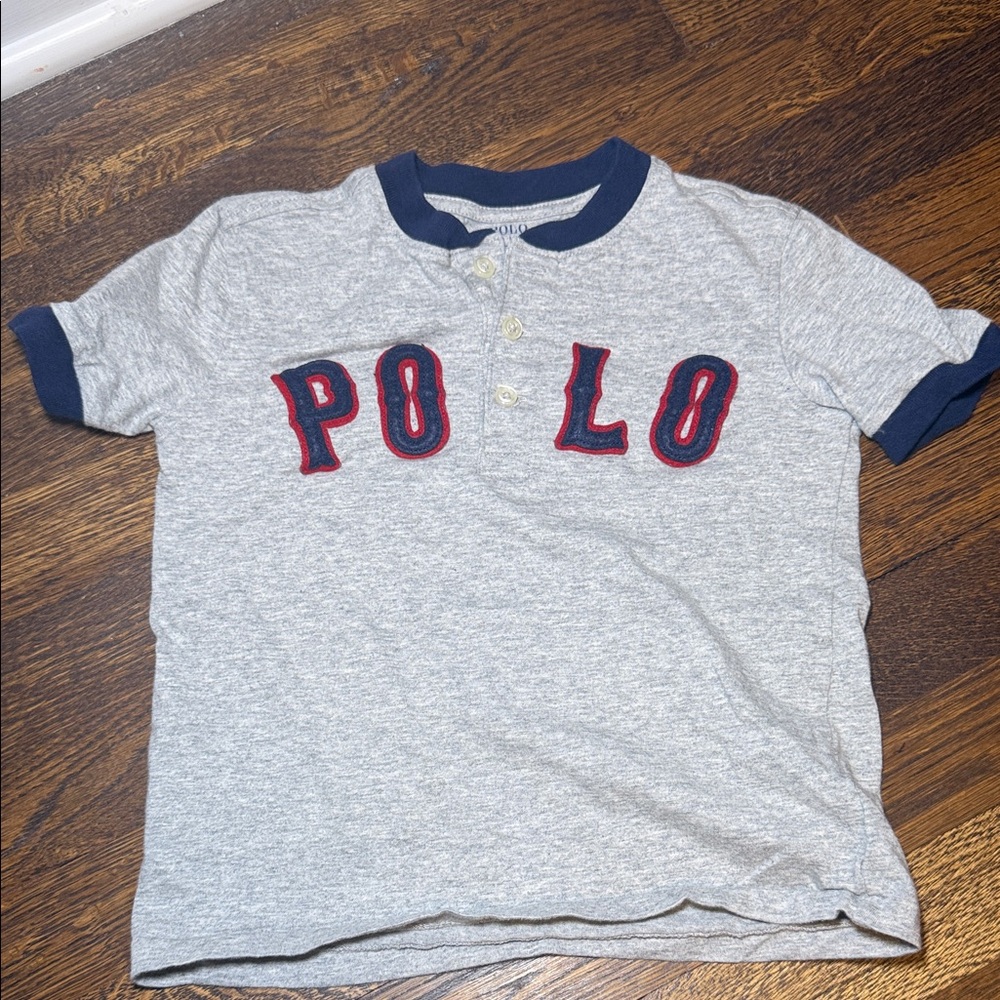 Kids Gray Polo Shirt
